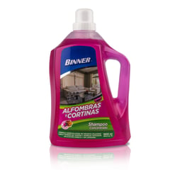 BINNER - Limpiador y Desmanchador Shampoo De Alfombras Cortinas Bouquet 1.9 lt