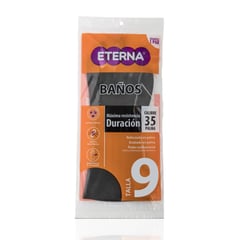 ETERNA - Guante Industrial Cal 35 Negro Talla 9