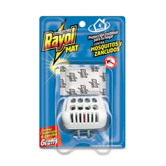 RAYOL - Insecticida Eléctrico Voladores Difusor + 4 Pastillas