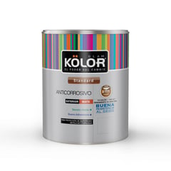 KOLOR - Anticorrosivo Blanco 1/4 Galón