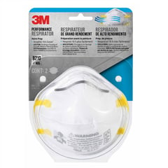 3M - Respirador de Partículas N95 Para Lijado - Paq x 2und