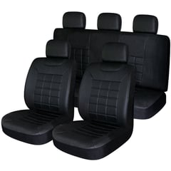 AUTOSTYLE - Kit Cubreasiento Lujo Negro