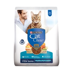 CAT CHOW - Alimento Para Gatos Vida Sana 3 kg