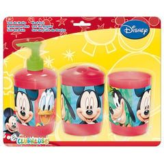 DISNEY - Set Baño Mickey 3 Piezas