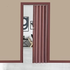 HOGGAN - Puerta Plegable PVC Milano 90x200cm Lino