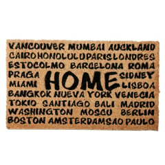 JUST HOME COLLECTION - Tapete Entrada Coco 45x75 Cm Ciudades