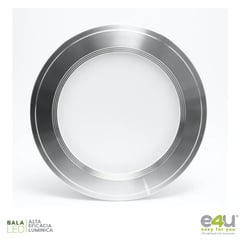 E4U - Bala De Led Integrado Luz Fría 650 Lúmenes 5w Color Satín