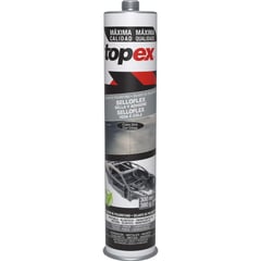 TOPEX - Adhesivo Sellador de Poliuretano Gris 300ml