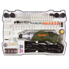 BAUKER - Kit Mototool 170W 8'000-32'000Rpm + 152 Accesorios