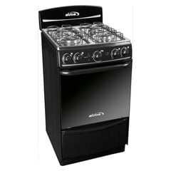 ABBA - Estufa de Piso Con Horno Gas Natural 51 cm 4 Puestos Negro AB 201-5N N