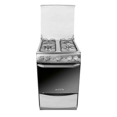 ABBA - Estufa de Piso Con Horno Gas Natural 51 cm 4 Puestos Gris AB 201-6GTN PL