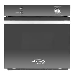 ABBA - Horno de Empotrar a Gas con Gratinador 55cm Negro Espejo HGE20VEGTL