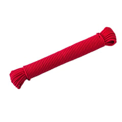 FIXSER - Cordel Nylon Trenzado Rojo 4mm x 20m