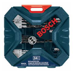 BOSCH - Set de Puntas y Brocas para Atornillar y Perforar 34 Piezas