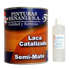 RENANIA - Laca Catalizada Blanca Semi Mate 1 Galón