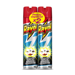 RAYOL - Insecticida Aerosol Matatodo 2und X 400 Ml Cada Una