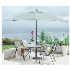 JUST HOME COLLECTION - Parasol Rectangular Gris 2x3 Mt