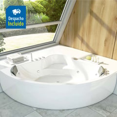 FIRPLAK - Jacuzzi Tahiti Plus 152x152 Cm Con Mantenedor De Temperatura - Blanco