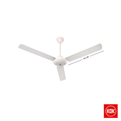 KDK - Ventilador Industrial 142 Cm 7.946 Cfm 5 Velocidades Blanco