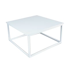 HOGAR VENECIA - Mesa de Centro Kiel 60x60x31,5 cm Blanca