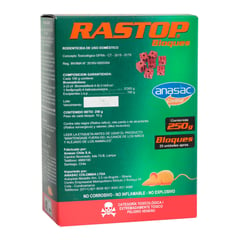 RASTOP - Raticida Bloques X 250 G