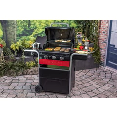 CHAR BROIL - Asador A Gas Dual 3 Quemadores Con Bandeja 117X133Cm Char-Broil