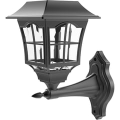 JUST HOME COLLECTION - Farol Pared Solar Led Negro