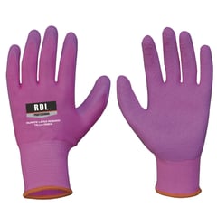 ERGO - Guantes Poliéster Látex Rosado