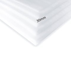 YUMBOLON - Paquete Placus 30 mm Blanco 1 m x 2 m 6 Laminado