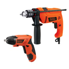 BLACK+DECKER - Combo Taladro Percutor 1/2-Pulg 550w Vvr + Atornillador 4.8v