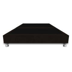 MAGIC CLASS - Base Cama Dividida Queen 160x190cm Ecocuero Negro