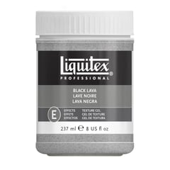 LIQUITEX - Gel Textura Lava Negra para Acrilico 2 de 37 Ml