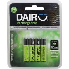 DAIRU - Pilas AAA Recargable 900Mah x4und