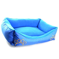 INTERPET - Cama Soft Para Mascotas Grande Azul