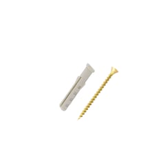 FIXSER - Chazo Estriado 1/4Pg Con Tornillo 8 X1 1/4Pg 8Und