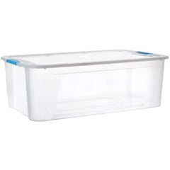 REYPLAST - Caja Organizadora Ultraforte 42x17x60 cm 30 Lt Transparente