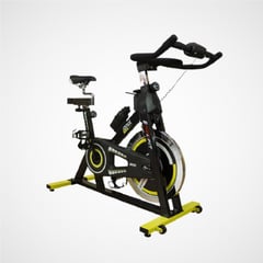 PROFIT - Bicicleta Spinning BM 3.2 Onix Con Monitor Capacidad 100 Kg Color Gris/Negro