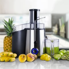 CHEF MASTER - Extractor de Jugos Frutas y Verduras 850 Watts 1Lts Negro 806700