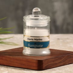 ILUMINATA - Vela Vaso 67 gr 7.5x8.5 cm Lluvia Marina