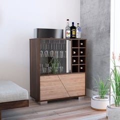 RTA DESIGN - Bar Fraktal 94.9x78.8x40.3cm Miel/Nogal