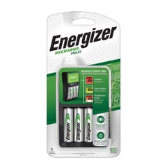 ENERGIZER - Cargador Maxi con 2 Pilas AA Recargables