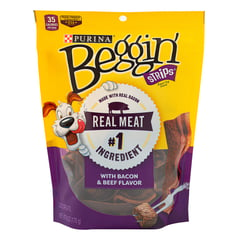 GENERICO - Snack Para Perros Beggin Strips Bacon Beef X170gr Beggin