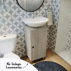 SENSI DACQUA - Mueble Baño Piso Sin Lavamanos Dena 76x34.4x32.5cm Ceniza