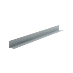 UNIPERFILES - Angulo Esquinero Liso 20x20 mm x 2,44 Mts Gris x 100 Unidades