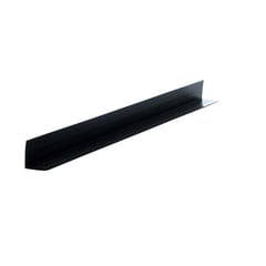 UNIPERFILES - Angulo Esquinero Liso 20x20 mm x 3,05 Mts Negro x 100 Unidades