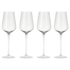 JUST HOME COLLECTION - Copa Vino Tinto Transparente X4 Unidades