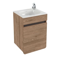 CORONA - Mueble De Baño Aluvia Elevado Miel Con Lavamanos 40x35 cm