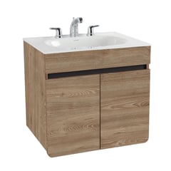 CORONA - Mueble De Baño Aluvia Elevado Miel Con Lavamanos 60x45 cm