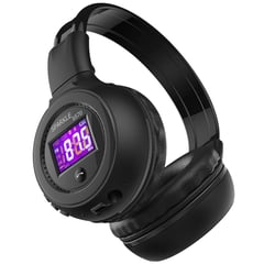 ZEALOT - Audífonos Bluetooth Micrófono FM Micro SD Negro B570