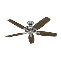 HUNTER FAN - Ventilador de Techo Builder Elite de 132cm de Diametro Color Niquel Pulido CFM 4411